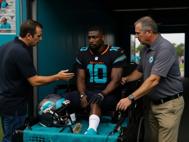 Tyreek Hill’s season‑ending knee injury sidelines Dolphins in Jets win