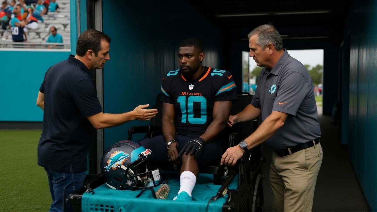 Tyreek Hill’s season‑ending knee injury sidelines Dolphins in Jets win